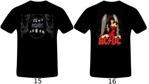 Футболка AC/DC Футболка 32 ДИЗАЙНА!! л