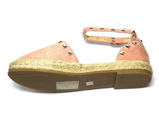 ESPADRYLE DAMSKIE ĆWIEKI 9926 Pink r.40