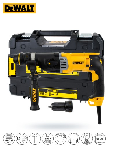 DEWALT D25144K МОЛОТОК 900W 3J SDS+ РУЧКА