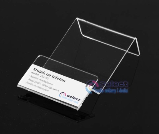 ПОДСТАВКА ДЛЯ ТЕЛЕФОНА С ОПИСАНИЕМ PLEXI 6,5 см