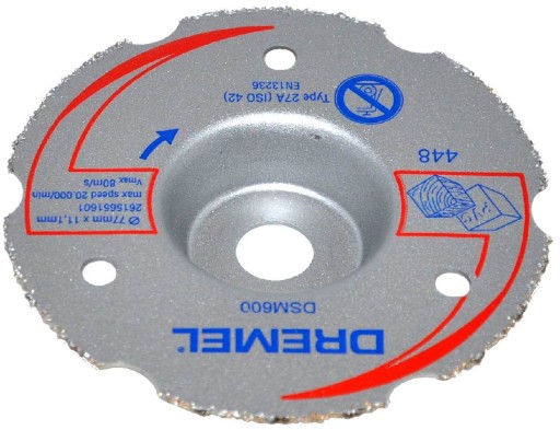 Uniwersalna wypukła tarcza do cięcia DSM600 DREMEL