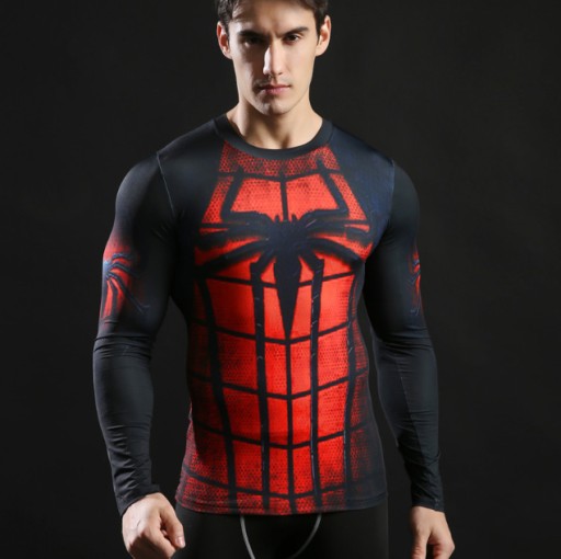 Термоактивная футболка для спортзала SPIDER-MAN 2XL