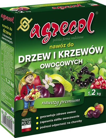 NAWÓZ POD KRZEWY OWOCOWE DRZEWA 1,2KG AGRECOL