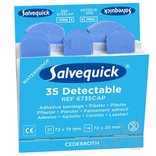 CEDERROTH Salvequick пластыри для обнаружения (REF-6735)