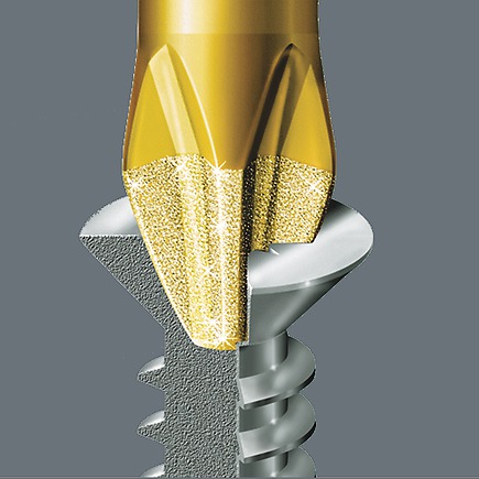 Алмазные насадки Wera для отверток Ph2 10 шт.