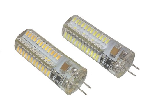 СВЕТОДИОДНАЯ ЛАМПА G4 9Вт 230В силикон COLD 96led