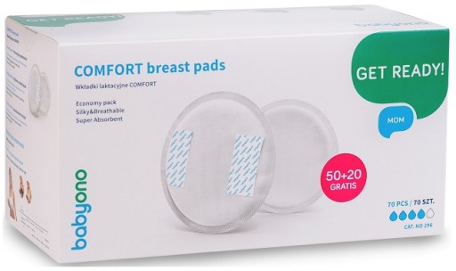 ГЕЛЕВЫЕ ПРОДУКТЫ ДЛЯ КОРМЛЕНИЯ BABYONO COMFORT 70 шт.