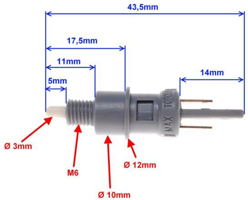 YAMAHA MBK Датчик стоп-тормоза RMS 0030