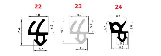 10mb Уплотнители Оконные уплотнители VEKA S-835x