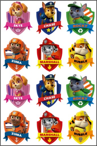 Наклейка PAW PAW PATROL 3D XXXXXXXXL 166см x 100см + БЕСПЛАТНО