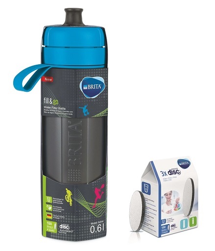 ФИЛЬТР-БУТЫЛЬ BRITA ACTIVE +4 КАРТРИДЖА MicroDis