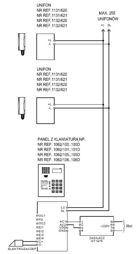 ЦИФРОВОЙ ДОМОФОН НА 1 СЕМЬЮ URMET BASIC 1062/105D SCAITEL