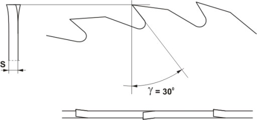 ЦИРКУЛЯРНАЯ ПИЛА ПО ДЕРЕВУ 200X2X30 36Z LANDSCAPE GLOBUS