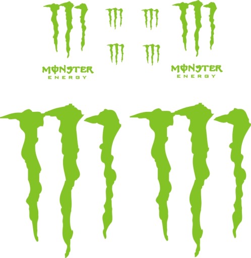 Наклейки XXL MONSTER CLAW ТЮНИНГ 313 АВТОМОБИЛЯ 313
