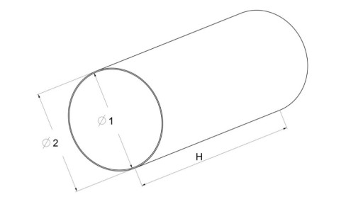 Kanał elastyczny PCV 150mm 3m biały przewód flex