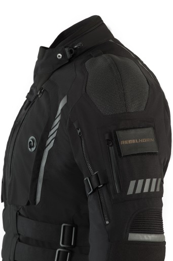 KURTKA TEKSTYLNA REBELHORN PATROL BLACK 3XL