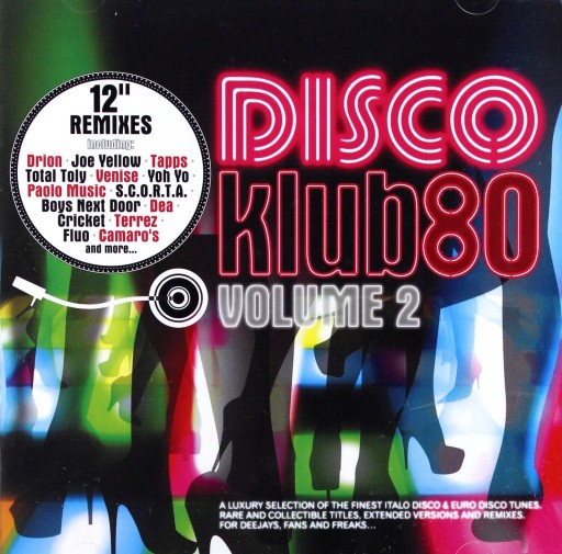 Disco Klub 80 Vol.2 - 2 CD 12'' РЕМИКСЫ МАКСИ - DJ