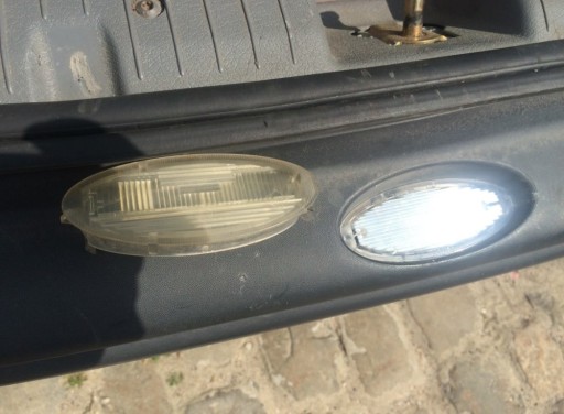 СВЕТОДИОДНАЯ ПОДСВЕТКА НОМЕРНОГО ЗНАКА OPEL ASTRA F CORSA B VECTRA B