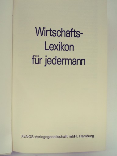 Wirtschaftslexikon für jedermann - Манфред Кун