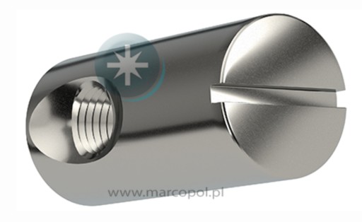 Nakrętka wałeczkowa M6 x 10 x 13 NSYMET (50 szt)