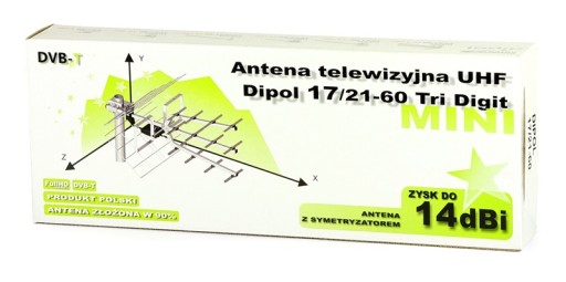 САМАЯ МОЩНАЯ DVB-T АНТЕННА Трехзначный MINI + LNA177