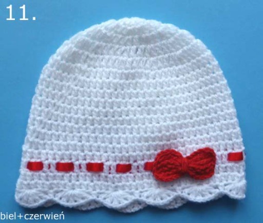 КРЕЩЕННАЯ ШАПКА крючком, ручная работа, 38-40 см.