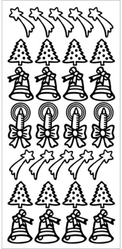 НАКЛЕЙКИ РОЖДЕСТВЕНСКИЕ НАКЛЕЙКИ № JO-196