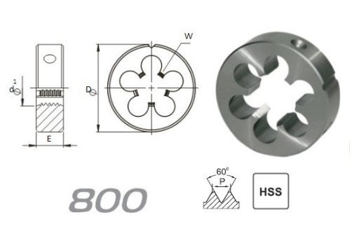 Штамп для тонкой штамповки HSS 800 M20x1,5 FANAR