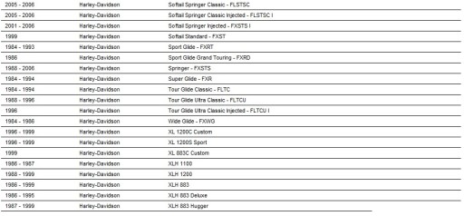 ТОРМОЗНЫЕ КОЛОДКИ HARLEY DYNA SOFTAIL ELECTRA 84-07