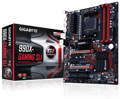 Материнская плата 930 Gigabyte GA-990X-Gaming SLI ATX ПОВРЕЖДЕНА