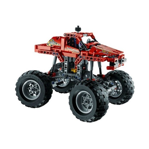 LEGO Technic 42005 Monster Truck Track Auto Wycofany 2w1 Wyścigówka