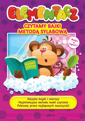 Elementarz czytamy bajki metodą sylabową Akademia malucha nauczyć czytania