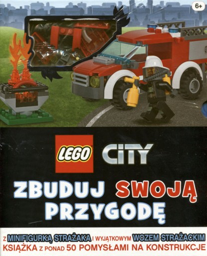 Книжный набор из кубиков LEGO City. Создайте свое приключение