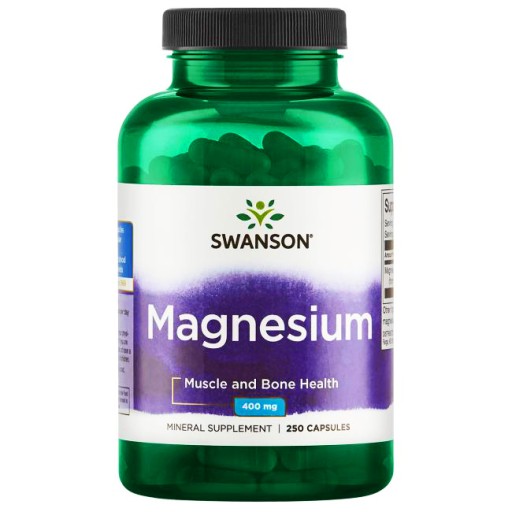 SWANSON MAGNESIUM Оксид магния 200 мг СТРЕССОВЫЕ СОКРАЩЕНИЯ