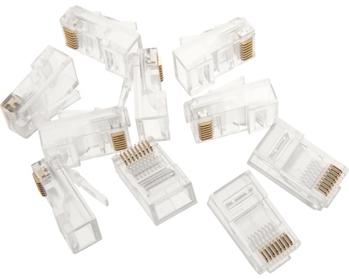 I015 KOŃCÓWKA KOŃCÓWKI WTYK WTYKI RJ45 RJ-45 10SZT