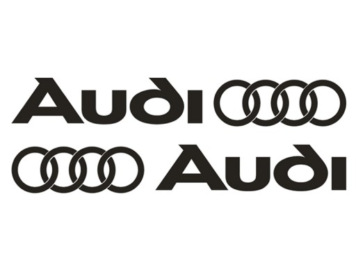 Наклейки на двери автомобиля AUDI различных рисунков и цветов