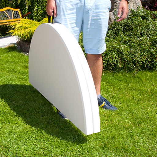 STÓŁ SKŁADANY OKRĄGŁY śr 122 cm cateringowy stolik