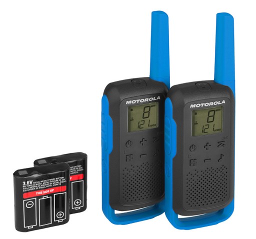 WALKWAY Łoki Toki MOTOROLA T62 до 8 км Walkie Talkie Blue