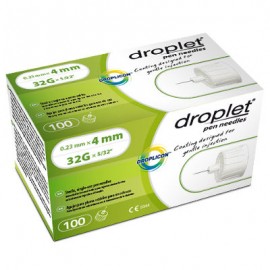 Иглы для ручек DROPLET G32 0,23 мм х 4 мм - 100 шт #PolishProduct