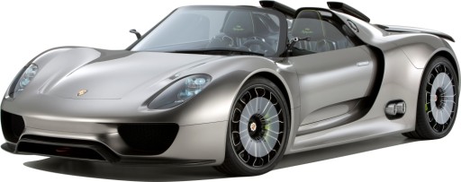 PORSCHE 918 Spyder Наклейки на стену для автомобиля 70x27 см