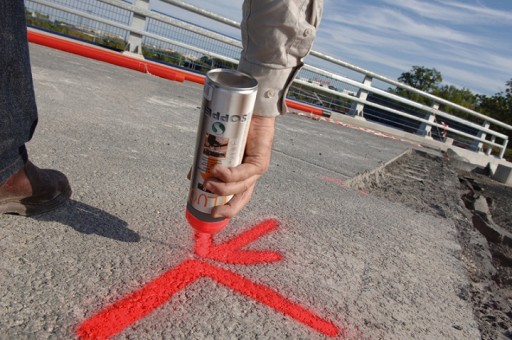 FARBA GEODEZYJNA SPRAY SOPPEC FLUO 12szt x 500ml