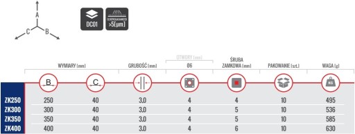 10 x ДЕКОРАТИВНАЯ КРЕСТОВАЯ ПЕТЛЯ 400x40 ZK400