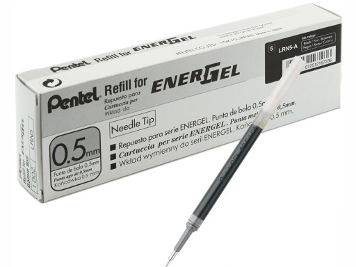 Картридж Pentel Energel 0,5мм LRN5 черный