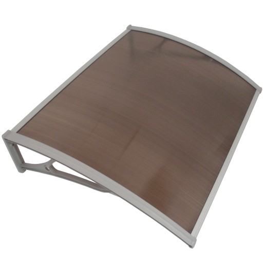 DASZEK NAD DRZWI ZADASZENIE 200 x 80 ALUMINIUM
