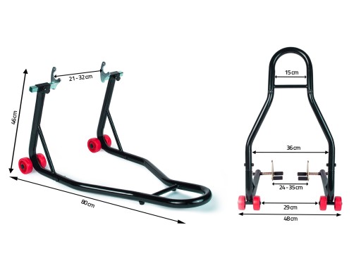 ПОДЪЕМНАЯ СТОЙКА ДЛЯ МОТОЦИКЛА ПЕРЕДНЯЯ ЗАДНЯЯ КОМПЛЕКТ