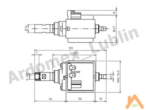 CEME SPA E505 (EX029) напорный насос