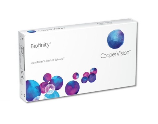 Линзы Biofinity 3 шт мощность -5,00 ВС 8,6.