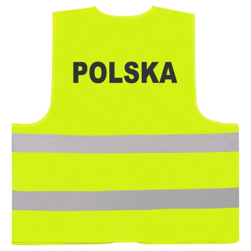 ПРЕДУПРЕЖДАЮЩИЙ ЖИЛЕТ С ЛОГОТИПОМ POLSKA REFLECTIVE XL