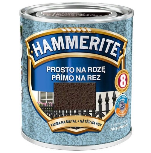 HAMMERITE Straight to Rust 0,7л HAMMER BROWN