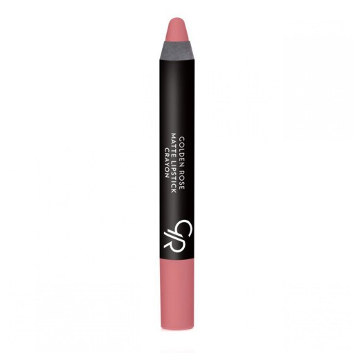 Золотистая матовая помада карандашом 22 Rose Crayon